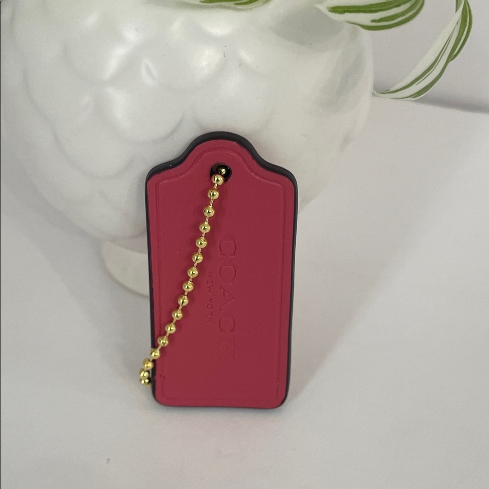 Coach Gold Foil Rexy Hang Tag Key Fob Hangtag - Picture 4 of 7